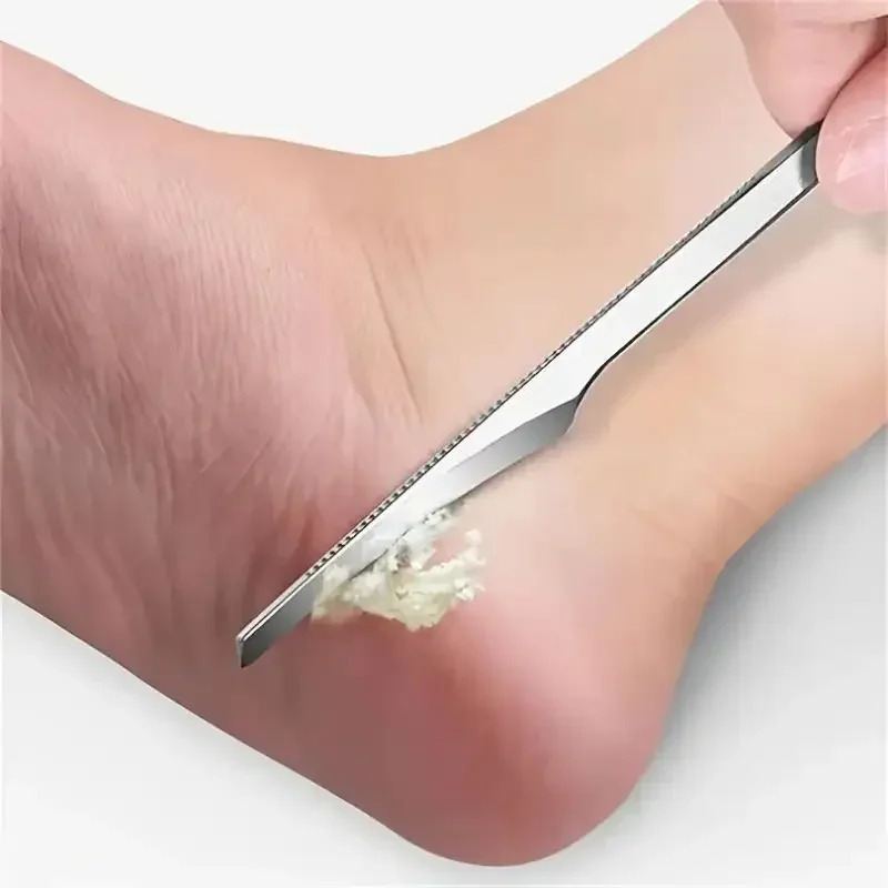 1PCS pedikyur pichoq asboblari to'plami professional zanglamaydigan po'latdan oyoq tozalovchi o'lik terini olib tashlash uchun oyoq qirg'ich pichog'i oyoq parvarishlash vositasi Yangi