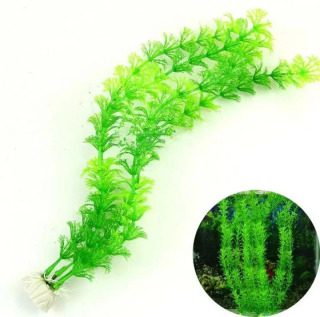 Plastik akvarium dekorasi suvli begona o'tlar o'simlik sun'iy yashil o't