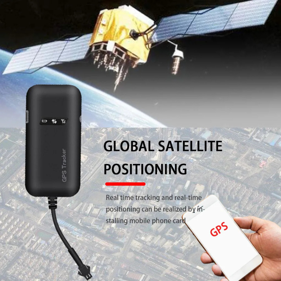 Автомобильный GPS-трекер GT02AAточный позиционер, историческое воспроизведение следов, анти-потерянный локатор со светодиодным индикатором, устройство слежения за транспортным средством