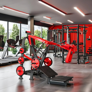 Fitness gimnastika zali Super sarkaç Squat mashinasi Plitalar PIN yuk tanlash sarkaç Squat mashinasi