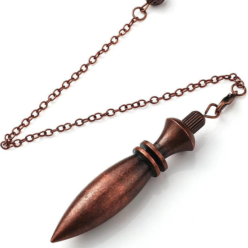 dowsing, folbinlik, kark k folbinlik mayatnik Misr metall mayatniklari, mis kulon, shifobaxsh og'ir Dowser Reiki, ruhiy gipnoz mayatnik X019