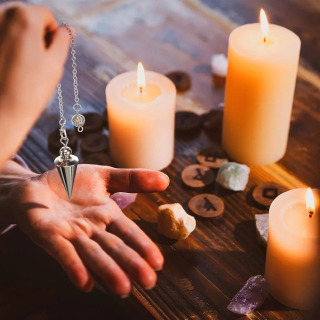 Pendulos Radiesthesia metall sarkaçli folbinlik marjonlari Spiral konus antiqa oltin kumush rangli Reiki sovg'alari