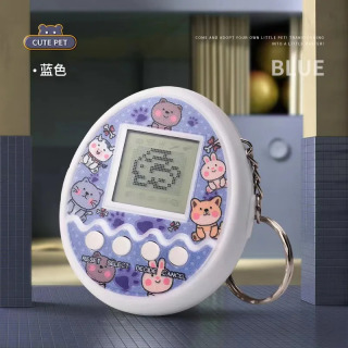 Shaffof elektron uy hayvonlari Tamagotchi 90s Nostaljik 168 uy hayvonlari bitta virtual kiber raqamli uy hayvonlari o'yinchoqlari Pikselli kulgili o'yinchoqlar