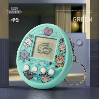 Shaffof elektron uy hayvonlari Tamagotchi 90s Nostaljik 168 uy hayvonlari bitta virtual kiber raqamli uy hayvonlari o'yinchoqlari Pikselli kulgili o'yinchoqlar