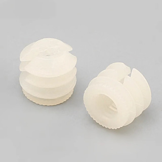 10 to'plam 15x12 mm o'lchamdagi mebel yon ulagichi yenglari, oldindan o'rnatilgan gayka
