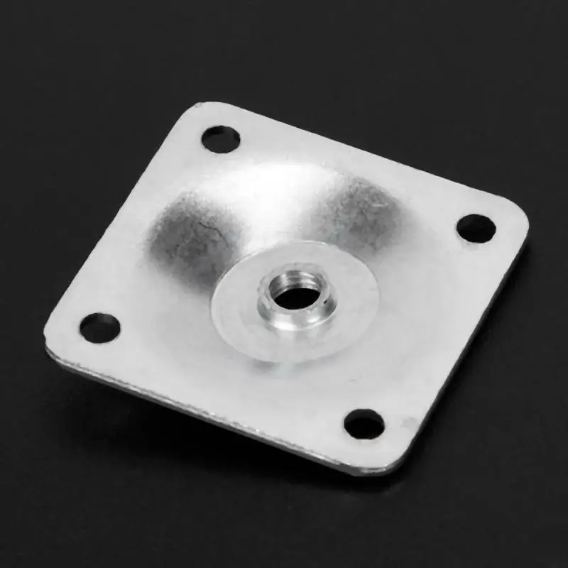 6 dona Mebel Oyoqlari Mebel Uskunasi Divanni O'rnatish Plitasi Oyoqlari Menteşe Aksessuarlari uchun Mebel Uskunalari 48*48*2.0mm