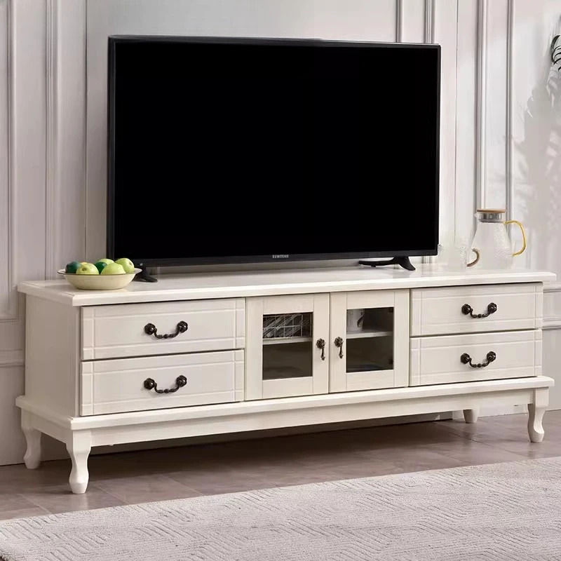 Ko'ngilochar Kino Televizor stendlari Yashash xonasi Kamin Monitori Ko'krak qafasi Televizor stendlari Nordic uslubidagi Muebles hashamatli yog'och mebellari