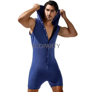 Erkaklar kiyimi Erkaklar pijama to'plamlari Super Elastik Qulay Sexy Onesies Pijama Camis Jumpsuit Uy kiyimi Pijama Erkaklar Pijama kostyumi