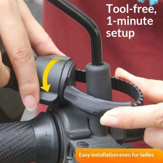 Mobil telefon ushlagichi, elektr skuter, mototsikl tutqichi, zarba va tebranishlarga chidamli mobil telefon ushlagichi.