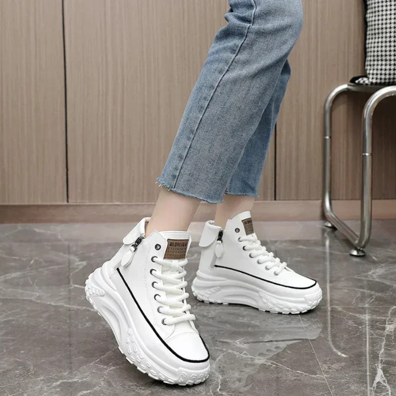 Ayollar krossovkalari hashamatli moda ayollar etiklari Casual yuqori platformali poyafzallar Yangi ayollar ochiq poyafzallari qishki ayollar poyafzallari
