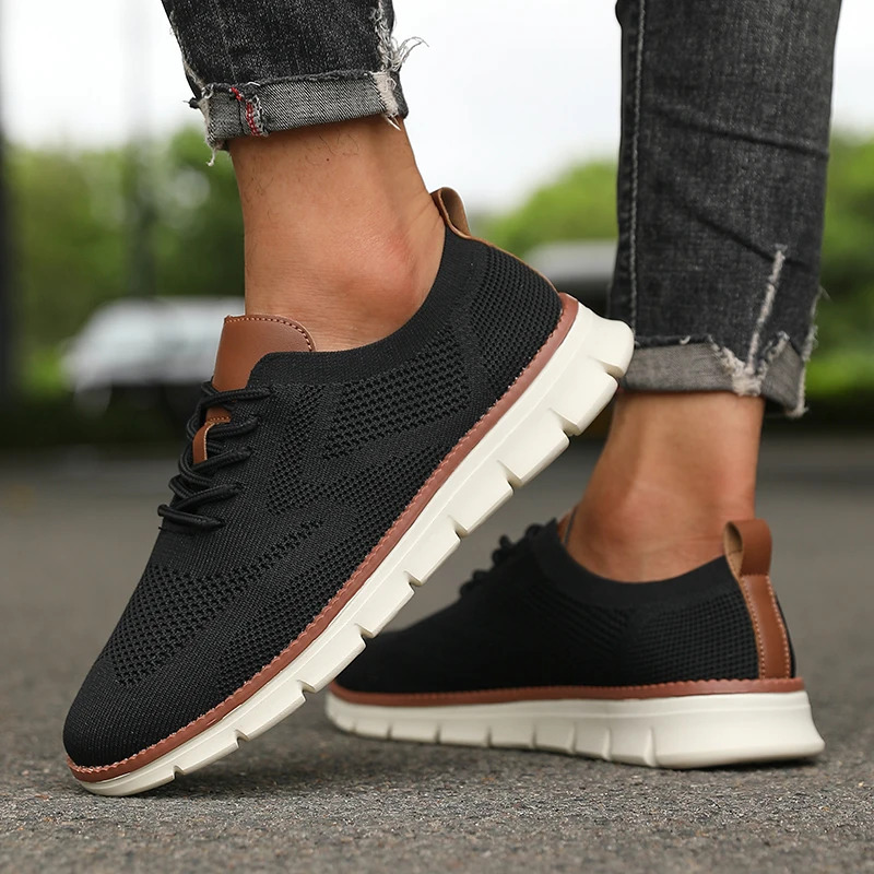 Erkaklar uchun yuqori sifatli sport poyabzali. Sport zali uchun nafas oladigan va moda kundalik va engil yurish poyabzali. 2025 Zapatillas Hombre.