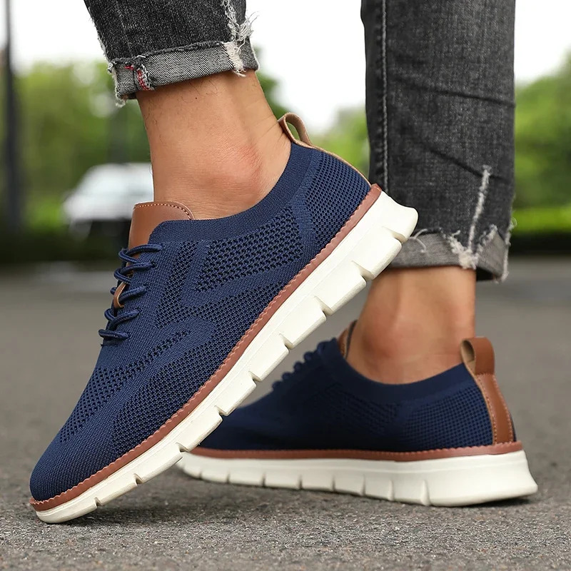 Erkaklar uchun yuqori sifatli sport poyabzali. Sport zali uchun nafas oladigan va moda kundalik va engil yurish poyabzali. 2025 Zapatillas Hombre.