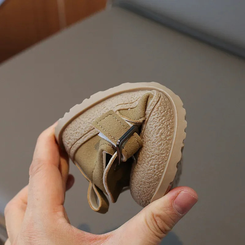 1-3 yoshli chaqaloq poyafzallari Bahorgi kuz bolalar qizlari kundalik poyafzallari Moda dizayni T-Strap tokali chaqaloqlar uchun poyabzal