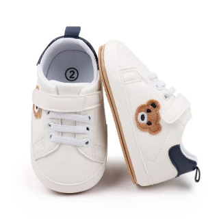 O'g'il bolalar uchun yangi poyafzal Klassik Moda Yangi Tug'ilgan Sport Kundalik Krossovka Birinchi Walkers Yumshoq taglik Kichkintoylar uchun yurish poyabzali