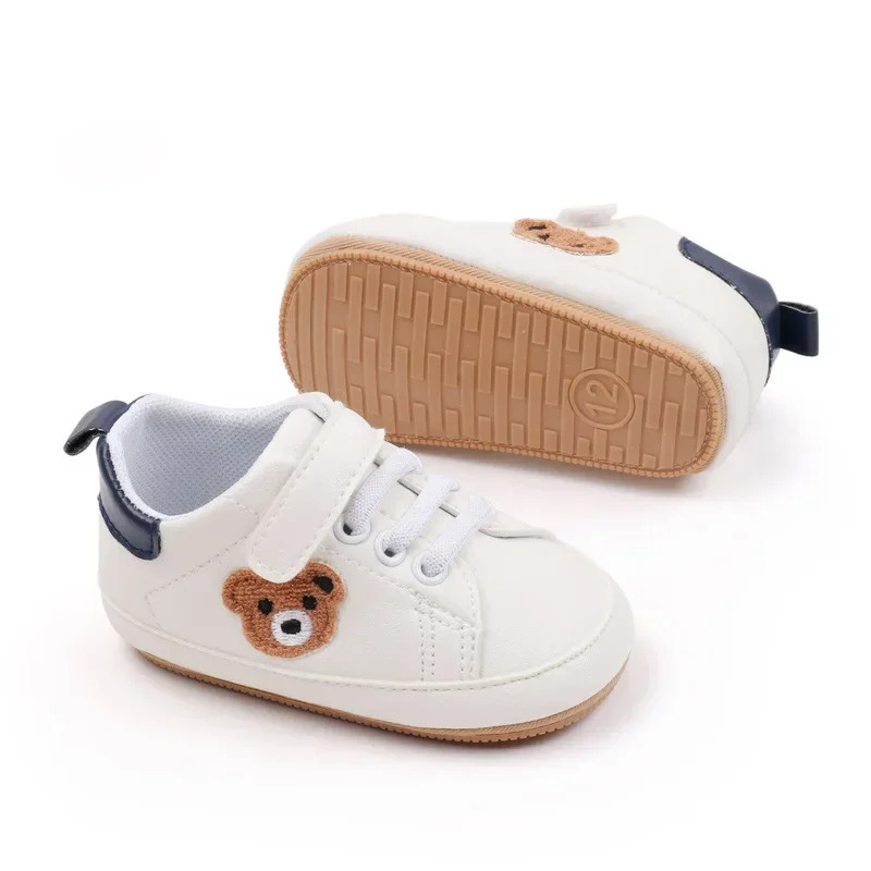 O'g'il bolalar uchun yangi poyafzal Klassik Moda Yangi Tug'ilgan Sport Kundalik Krossovka Birinchi Walkers Yumshoq taglik Kichkintoylar uchun yurish poyabzali