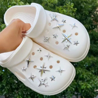 18 kumush yulduzli poyabzal aksessuarlari: DIY moda zargarlik buyumlari - qiziqarli va ko'p funktsiyali shaxsiylashtirilgan poyabzal aksessuarlari