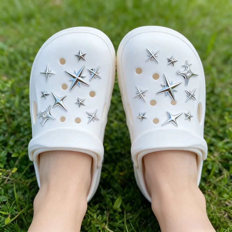 18 kumush yulduzli poyabzal aksessuarlari: DIY moda zargarlik buyumlari - qiziqarli va ko'p funktsiyali shaxsiylashtirilgan poyabzal aksessuarlari