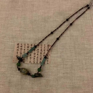 Retro zargarlik aksessuarlari oddiy sovg'a tabiiy tosh bilaguzuk Yangi Xitoy uslubi choker jade bilaguzuk Ayollar zargarlik aksessuarlari