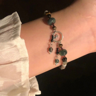 Retro zargarlik aksessuarlari oddiy sovg'a tabiiy tosh bilaguzuk Yangi Xitoy uslubi choker jade bilaguzuk Ayollar zargarlik aksessuarlari
