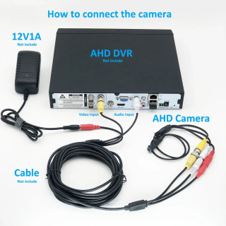 HD AHD DVR tizimi uchun 1080P 720P Mini AHD CCTV kamerasi CCTV Video Audio Kamera