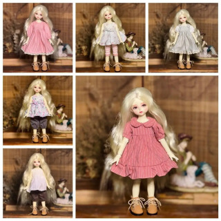 Аксессуары для игрушек, одежда для кукол BJD, игрушечная одежда, 3D глаза, имитация петли для глаз, кукольное платье, игрушечный наряд, одежда «сделай сам»