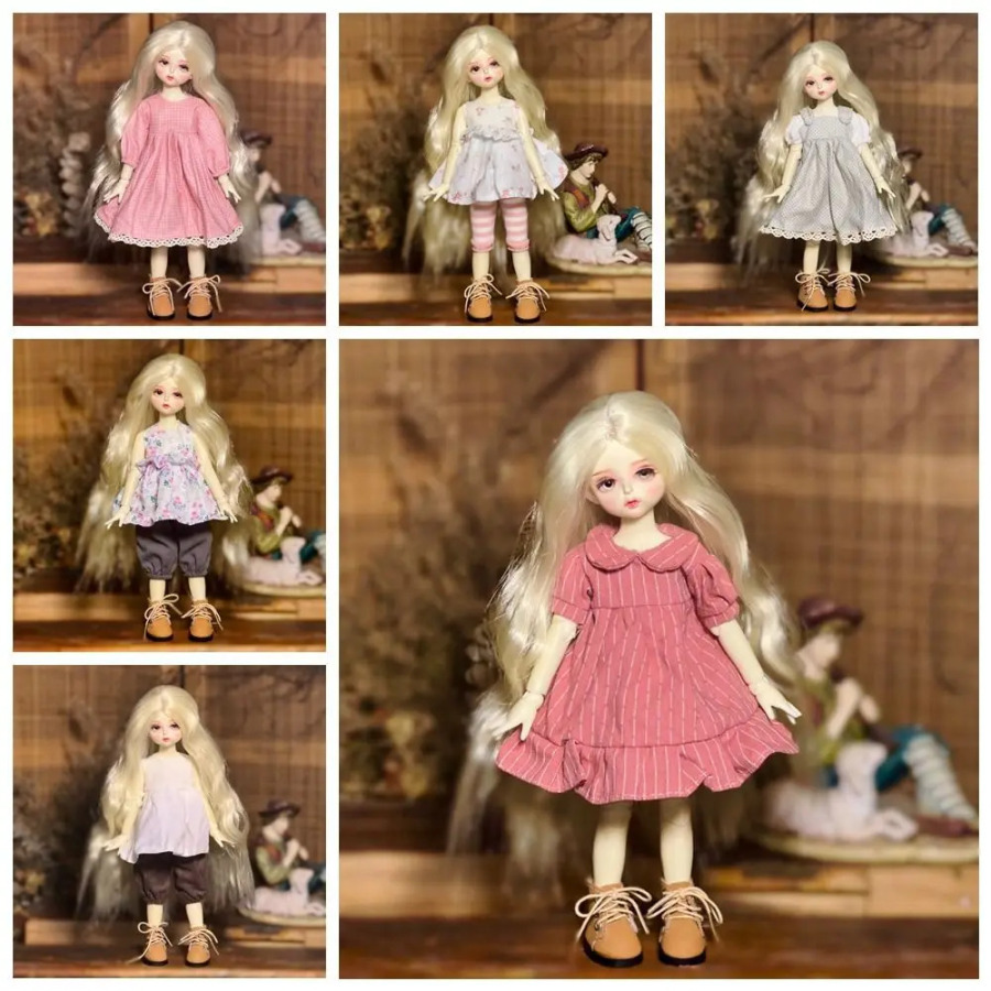 Аксессуары для игрушек, одежда для кукол BJD, игрушечная одежда, 3D глаза, имитация петли для глаз, кукольное платье, игрушечный наряд, одежда «сделай сам»