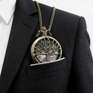Erkaklar ayollar kvarts cho'ntak soati Moda Steampunk hashamatli Retro Steampunk soati