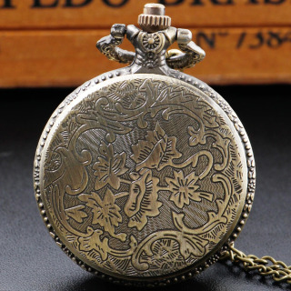 Erkaklar ayollar kvarts cho'ntak soati Moda Steampunk hashamatli Retro Steampunk soati