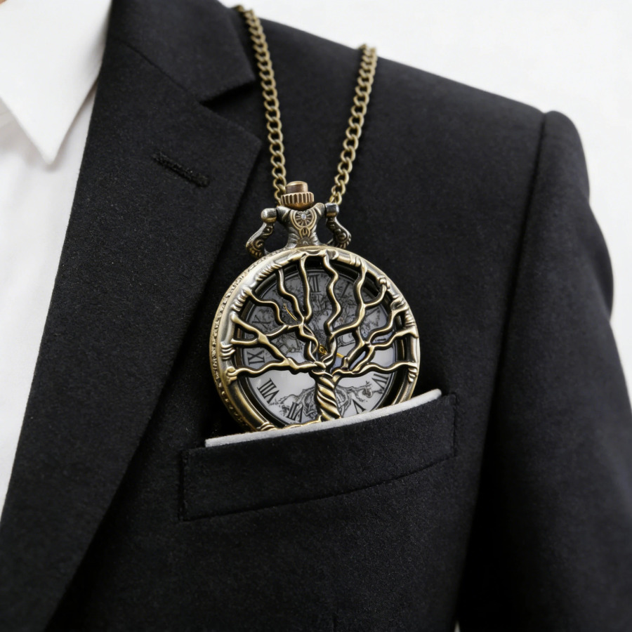 Erkaklar ayollar kvarts cho'ntak soati Moda Steampunk hashamatli Retro Steampunk soati