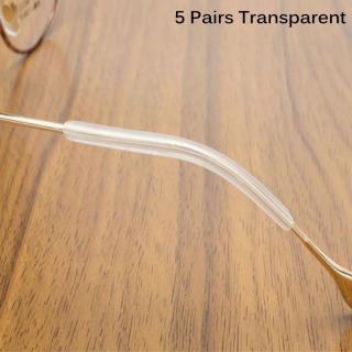 5 juftlik sport va tashqi makon uchun 5 juftlik moda aksessuarlari Quyosh ko'zoynaklari ko'zoynaklar quloq ilgaklari ko'zoynak ushlagichi silikon himoyasi