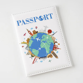 Ayollar erkaklar uchun pasport muqovalari Multfilm bosma pasport ushlagichi Parvoz chiptasi kliplari ID bank kredit karta egasi Sayohat pasporti tashkilotchisi