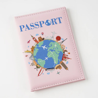 Ayollar erkaklar uchun pasport muqovalari Multfilm bosma pasport ushlagichi Parvoz chiptasi kliplari ID bank kredit karta egasi Sayohat pasporti tashkilotchisi