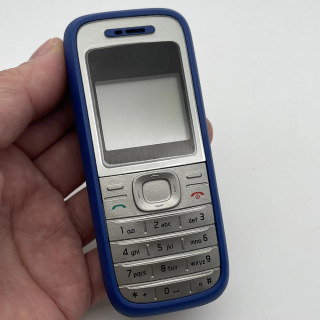 Оригинальный мобильный телефон 1200, разблокированный, 2G GSM, 900/1800, мобильный телефон с английской/арабской клавиатурой. Без сети в Северной Америке, Австралии. Синий Пакет 1