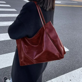 Ayollar sumkasi moda katta hajmli elkama-sumka yumshoq ayollar retro elkama-sumka kundalik portativ tokali sumkalar