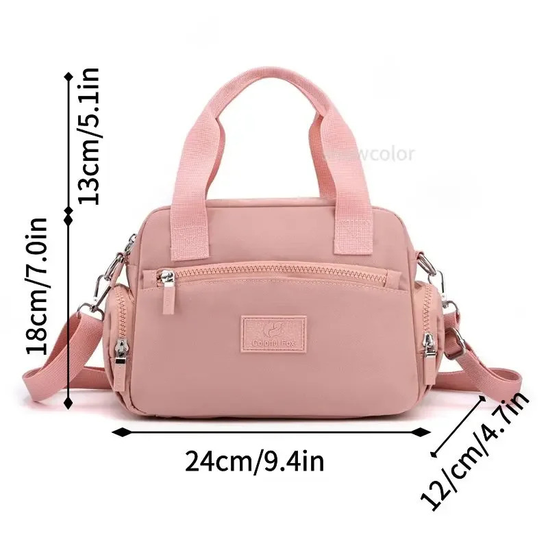 Ayollar sumkasi Moda o'zaro faoliyat sumkasi Neylon Ayollar uchun suv o'tkazmaydigan Messenger Crossbody sumkalari Ayollar uchun qo'l sumkalari Messenger sumkasi