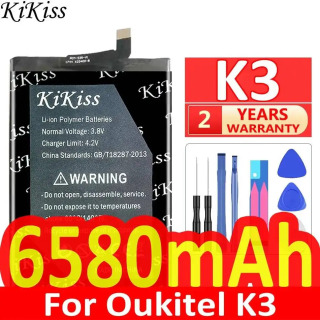 Экологически чистая батарея для мобильного телефона 6580 мАч для Oukitel K3 зеленый
