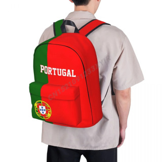 Uniseks Portugaliya bayrog'i xalta portugal tikuvi maktab sumkasi messenger sumkasi Laptop sumkasi sayohat sumkasi sovg'a