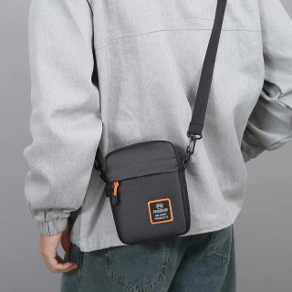 Erkaklar biznes elkama-sumkasi Casual erkaklar messenger sumkasi bardoshli erkaklar sumkasi suv o'tkazmaydigan Oksford mato sumkasi Mini mobil telefon sumkalari