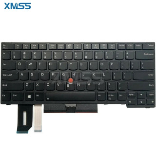 Клавиатура США ноутбука новая для Lenovo IBM Thinkpad T480S T490 T495 L380 L390 БЕЛЫЙ