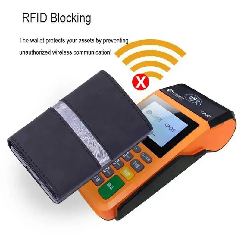 Erkaklar hamyoni Portativ karta egasi alyuminiy qutisi kredit kartasi qutisi Biznes anti-RFID bank kartasi ushlagichi ochiq oynali hamyon
