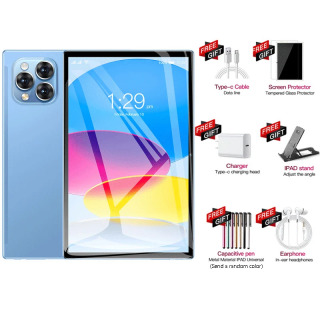 Новый планшет 2026 года Android 14, 22 ГБ+2 ТБ, 20000 мАч, Pad 15 Pro, оригинальный планшетный ПК, 5G, две SIM-карты, Wi-Fi, HD 4K, Mi Tab БЕЛЫЙ одиннадцать