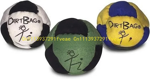 Мяч для футбола (футсак) World Foot Bag DirtBag Hacky Sack, наполненный песком, из синтетической замши, для вечеринок и тренировок