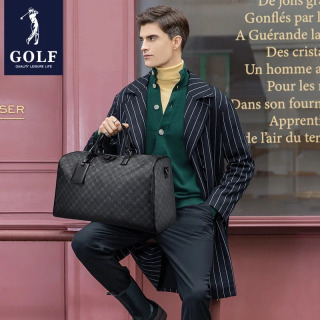 Erkaklar biznes sayohatlari bagaj sumkasi charm sayohat sumkasi katta hajmli elkama-sumkalari qisqa sayohatlar uchun hashamatli sumka