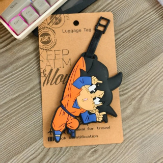 Yoqimli multfilm Dragon Ball bagaj yorlig'i, yangi ijodiy dizayn, ko'zni qamashtiruvchi ko'rinish, zamonaviy va moslashtirilgan sayohat sumkasi yorlig'i.