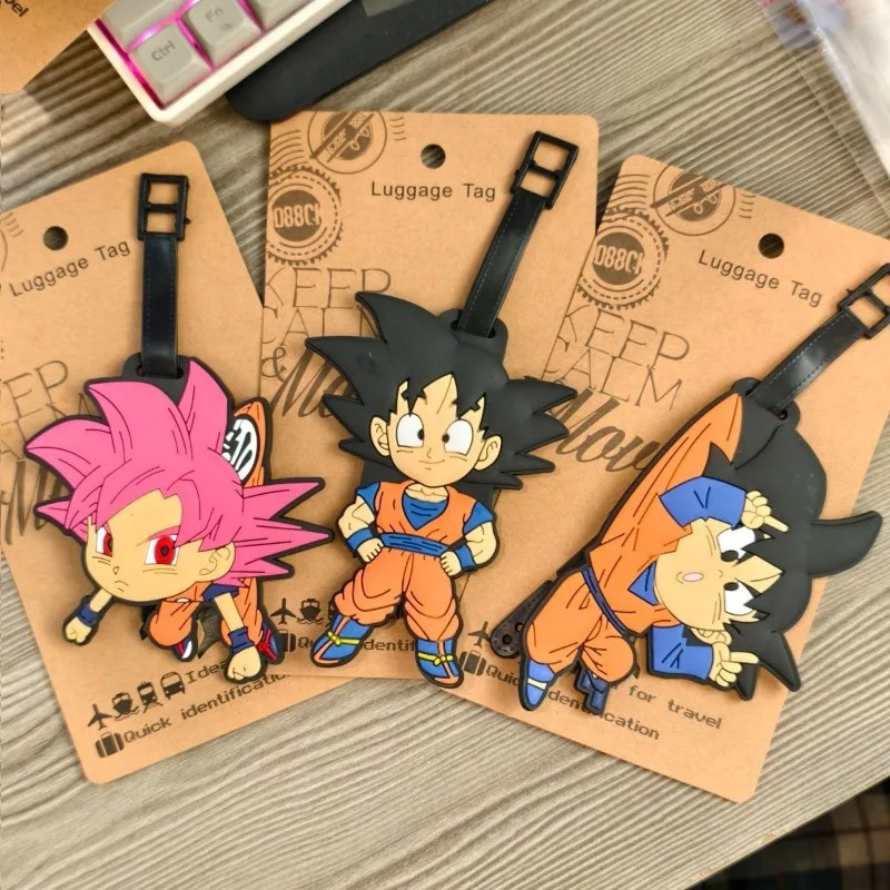 Yoqimli multfilm Dragon Ball bagaj yorlig'i, yangi ijodiy dizayn, ko'zni qamashtiruvchi ko'rinish, zamonaviy va moslashtirilgan sayohat sumkasi yorlig'i.