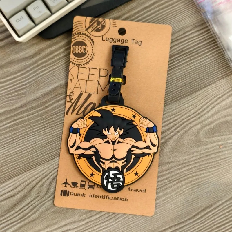 Yoqimli multfilm Dragon Ball bagaj yorlig'i, yangi ijodiy dizayn, ko'zni qamashtiruvchi ko'rinish, zamonaviy va moslashtirilgan sayohat sumkasi yorlig'i.