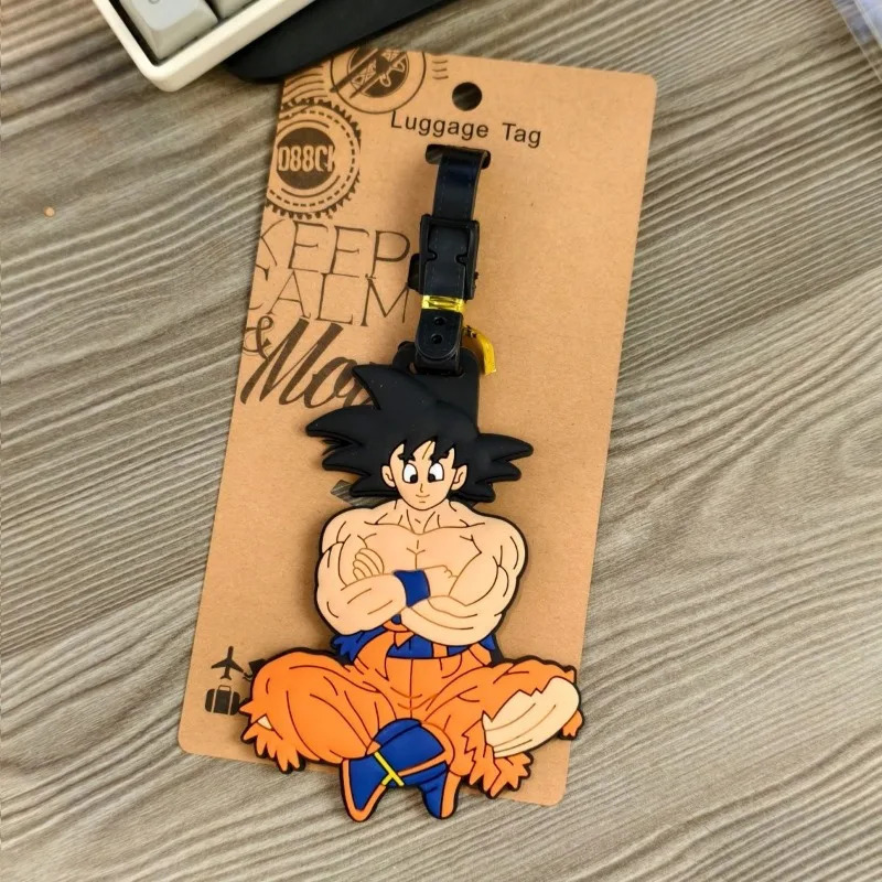 Yoqimli multfilm Dragon Ball bagaj yorlig'i, yangi ijodiy dizayn, ko'zni qamashtiruvchi ko'rinish, zamonaviy va moslashtirilgan sayohat sumkasi yorlig'i.