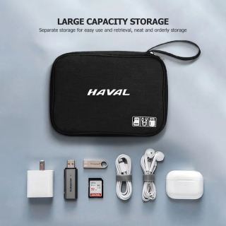 Avtomobil aksessuarlari uchun portativ elektron organizator sumkasi Haval Great Wall F7 H6 H1 H2 H3 H4 H5 H7 H8 H9 M4 M6 F5 F9