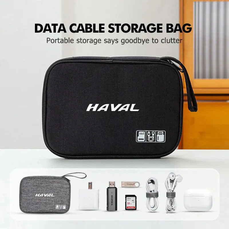 Avtomobil aksessuarlari uchun portativ elektron organizator sumkasi Haval Great Wall F7 H6 H1 H2 H3 H4 H5 H7 H8 H9 M4 M6 F5 F9