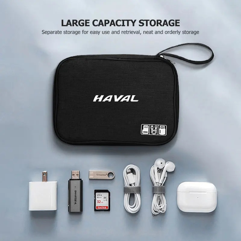Avtomobil aksessuarlari uchun portativ elektron organizator sumkasi Haval Great Wall F7 H6 H1 H2 H3 H4 H5 H7 H8 H9 M4 M6 F5 F9